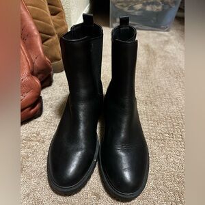Banana Republic Black Leather Boots
